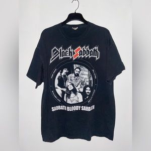 Black Sabbath Band Tee XXL Sabbath Bloody Sabbath Vintage Hanes Heavyweight UNI‌